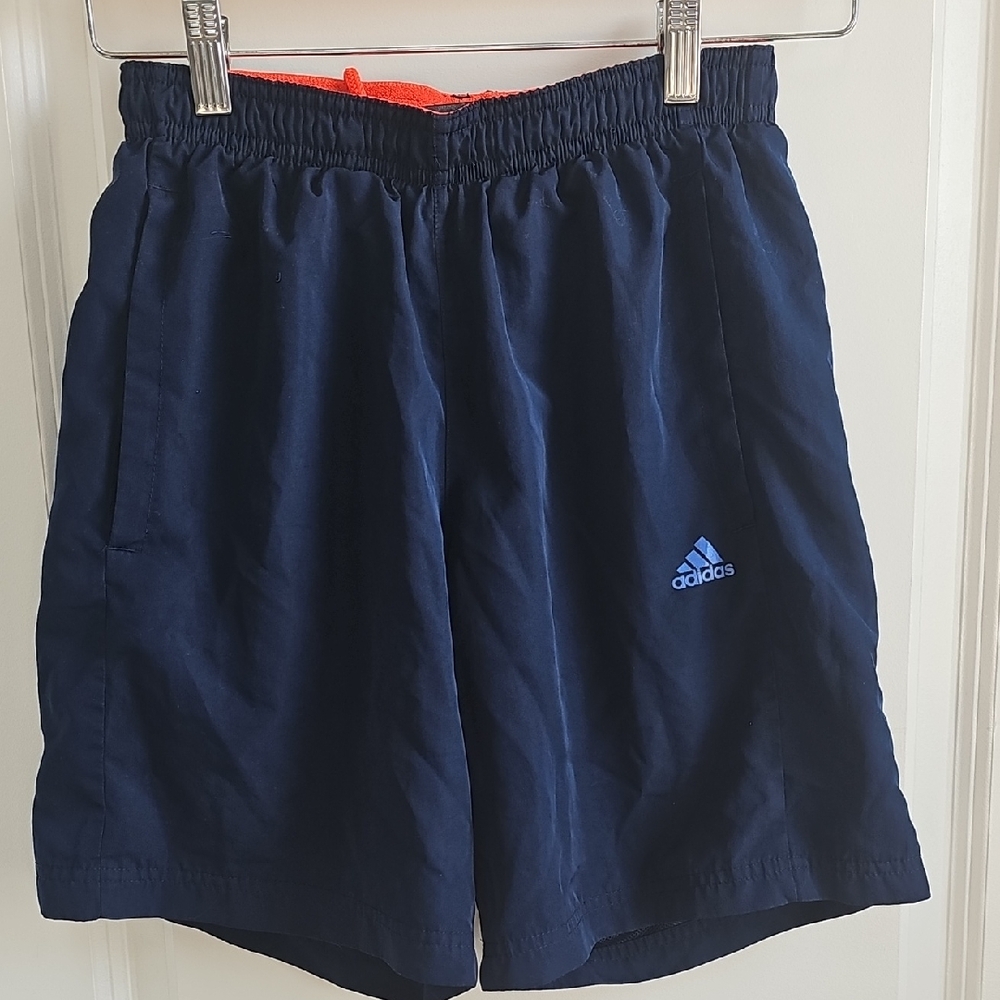 Adidas Men's Navy Swim Trunks with Logo
